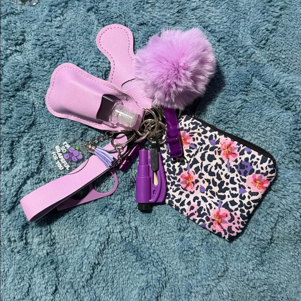 Purple women’s keychain & Accessories
